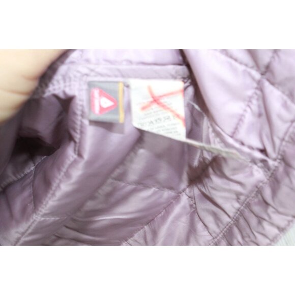 LL Bean Primaloft Packaway Hooded Jacket Vintage Lavender Size Medium - Picture 5 of 10